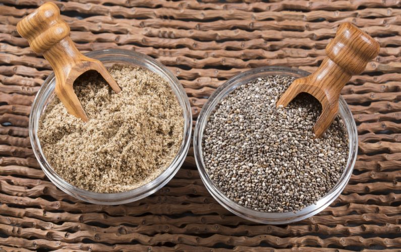 Chia seeds - ground and whole