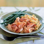 Salmon sake with quinoa Cooking Light 150x150 - Quick Cured Sake Salmon With Quinoa