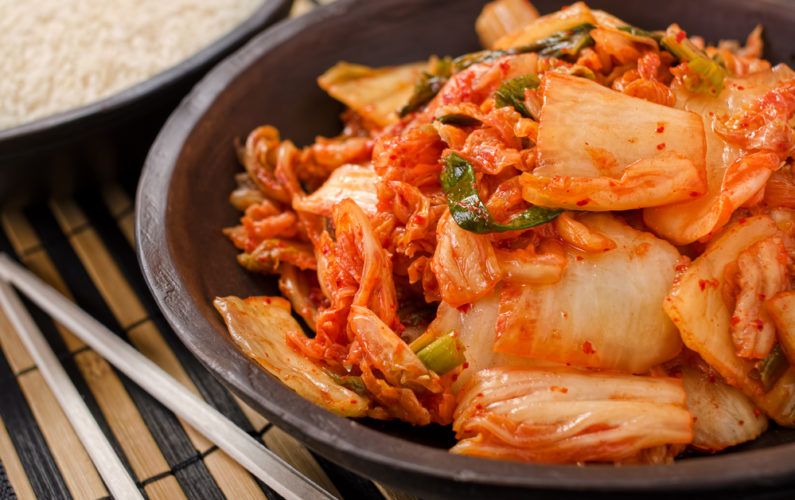 A bowl of traditional Korean kimchi - by Doug Cook RD