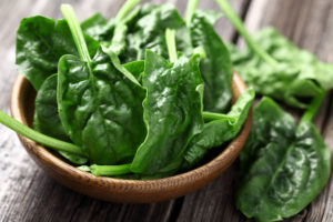 Spinach wooden bowl 300x200 - Gut bacteria and leafy greens