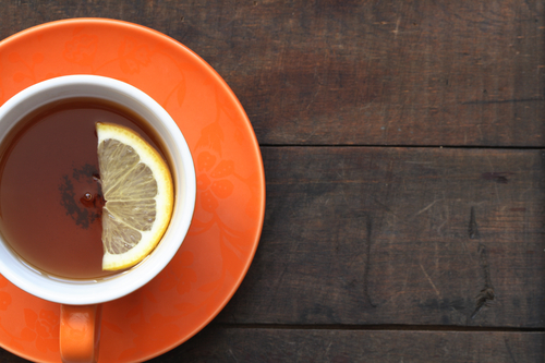 Tea with sliced lemon - Is Caffeine Bad For You?